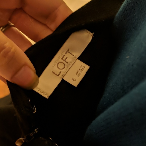 Loft Black A Line Skirt - Picture 5 of 5